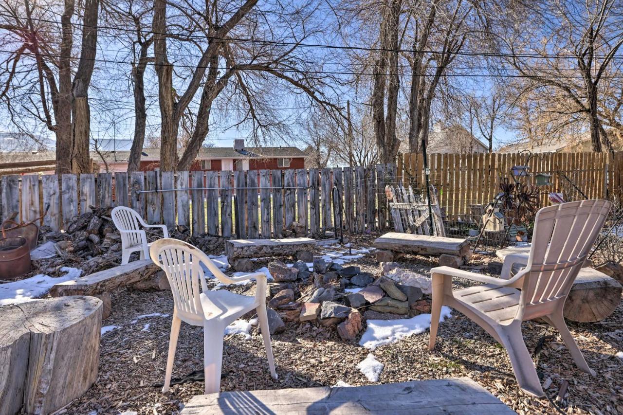 Cozy And Vintage Cedar City Apartment With Fire Pit! Exterior foto